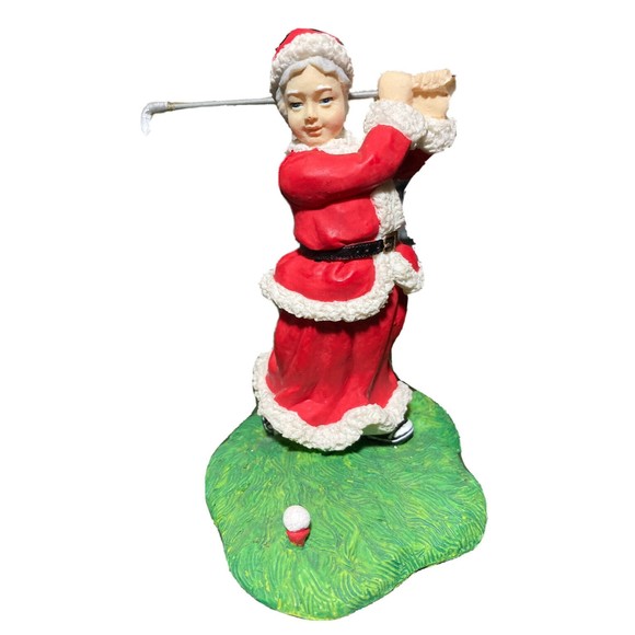 Mrs. Claus Golf Christmas Figurine 1995 Vintage and hard to find collectible. - Picture 1 of 5